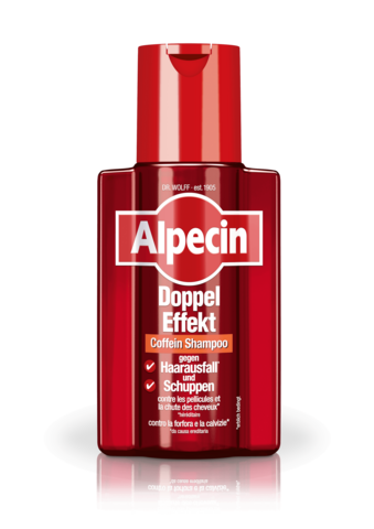 Shampooing à la caféine Double effet Shampooing à la caféine Double effet