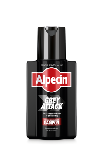 Alpecin Grey Attack Koffein és Hajszínező sampon